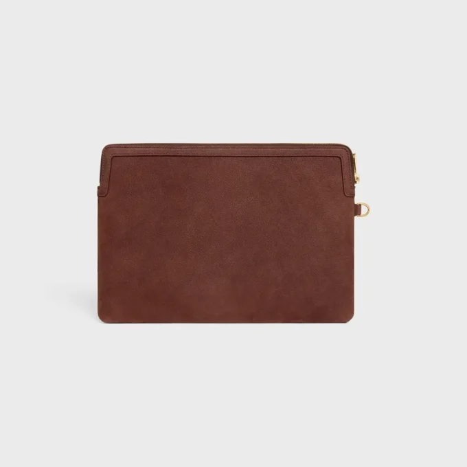 Small Pouch with Strap Cuir Triomphe in Grained Calfskin Small Pouch with Strap Cuir Triomphe in Grained Calfskin