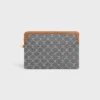 Small Pouch with Strap Cuir Triomphe in Jacqaurd Triomphe All Over Small Pouch with Strap Cuir Triomphe in Jacqaurd Triomphe All Over