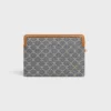 Small Pouch with Strap Cuir Triomphe in Jacqaurd Triomphe All Over Small Pouch with Strap Cuir Triomphe in Jacqaurd Triomphe All Over