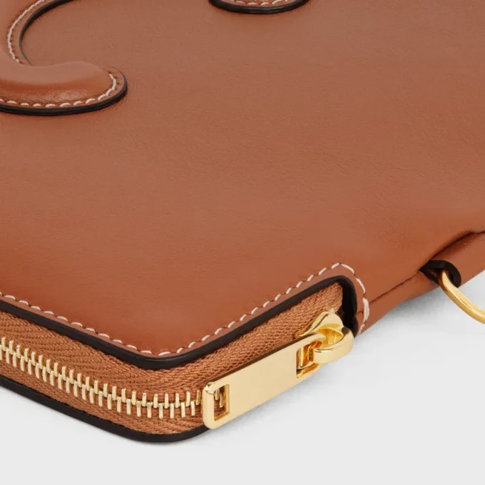 Small Pouch with Strap Cuir Triomphe in Smooth Calfskin Small Pouch with Strap Cuir Triomphe in Smooth Calfskin