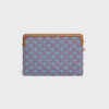 Small Pouch with Strap Cuir Triomphe in Textile with Triomphe All Over Small Pouch with Strap Cuir Triomphe in Textile with Triomphe All Over