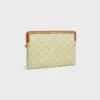 Small Pouch with Strap Cuir Triomphe in Toile Triomphe Et Veau Small Pouch with Strap Cuir Triomphe in Toile Triomphe Et Veau