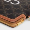 Small Pouch with Strap Cuir Triomphe in Triomphe Canvas with Celine Print Small Pouch with Strap Cuir Triomphe in Triomphe Canvas with Celine Print