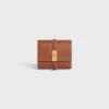 Small Trifold Wallet 16 in Satinated Calfskin