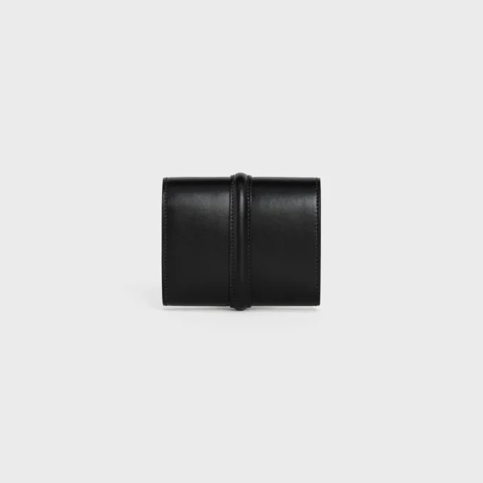 Small Trifold Wallet 16 in Satinated Calfskin Small Trifold Wallet 16 in Satinated Calfskin