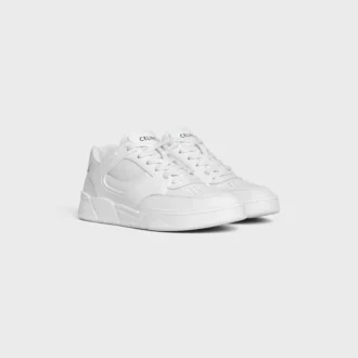 Sneaker Trainer Ct-09 in Calfskin and Mesh