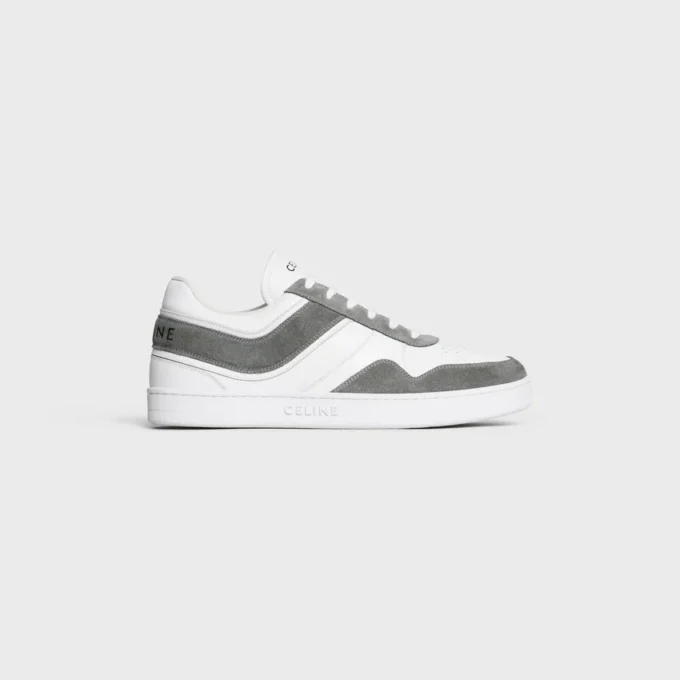Sneaker Trainer in Suede Calfskin and Calfskin Sneaker Trainer in Suede Calfskin and Calfskin
