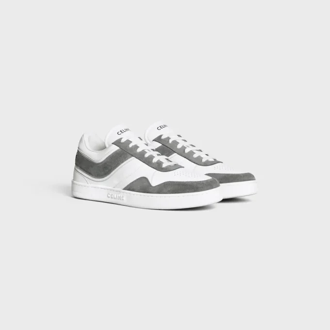 Sneaker Trainer in Suede Calfskin and Calfskin Sneaker Trainer in Suede Calfskin and Calfskin