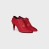 Soft Oxford Lace-Up Heeled Ballerina in Calfskin – Vegetal Tanning Soft Oxford Lace-Up Heeled Ballerina in Calfskin – Vegetal Tanning