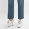 Soft Oxford Lace-Up Heeled Ballerina in Calfskin – Vegetal Tanning Soft Oxford Lace-Up Heeled Ballerina in Calfskin – Vegetal Tanning