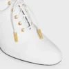 Soft Oxford Lace-Up Heeled Ballerina in Calfskin – Vegetal Tanning Soft Oxford Lace-Up Heeled Ballerina in Calfskin – Vegetal Tanning