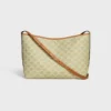 Soft Shopper Bag in Triomphe Canvas and Calfskin Soft Shopper Bag in Triomphe Canvas and Calfskin