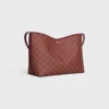 Soft Shopper Bag in Triomphe Canvas and Calfskin Soft Shopper Bag in Triomphe Canvas and Calfskin