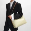 Soft Shopper Bag in Triomphe Canvas and Calfskin Soft Shopper Bag in Triomphe Canvas and Calfskin