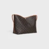 Soft Shopper Bag in Triomphe Canvas and Calfskin Soft Shopper Bag in Triomphe Canvas and Calfskin