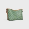Soft Shopper Bag in Triomphe Canvas and Calfskin Soft Shopper Bag in Triomphe Canvas and Calfskin