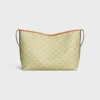 Soft Shopper Bag in Triomphe Canvas and Calfskin Soft Shopper Bag in Triomphe Canvas and Calfskin