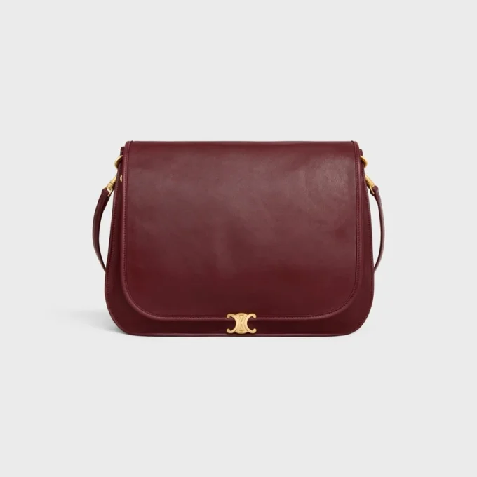 Soft Triomphe Besace in Supple Shiny Lambskin Soft Triomphe Besace in Supple Shiny Lambskin