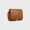 Soft Triomphe Besace in Supple Shiny Lambskin Soft Triomphe Besace in Supple Shiny Lambskin