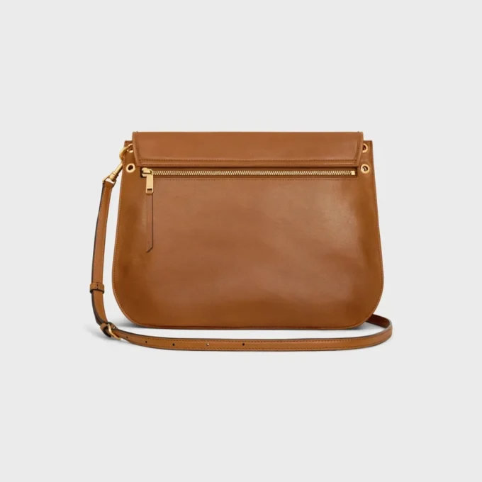 Soft Triomphe Besace in Supple Shiny Lambskin Soft Triomphe Besace in Supple Shiny Lambskin