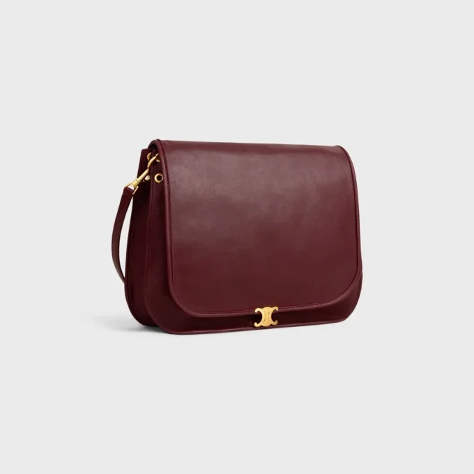Soft Triomphe Besace in Supple Shiny Lambskin Soft Triomphe Besace in Supple Shiny Lambskin