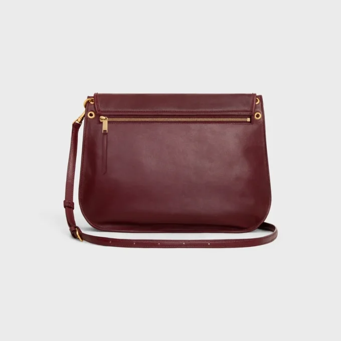 Soft Triomphe Besace in Supple Shiny Lambskin Soft Triomphe Besace in Supple Shiny Lambskin