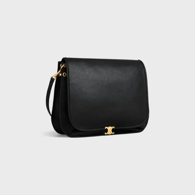 Soft Triomphe Besace in Supple Shiny Lambskin Soft Triomphe Besace in Supple Shiny Lambskin