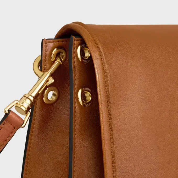 Soft Triomphe Besace in Supple Shiny Lambskin Soft Triomphe Besace in Supple Shiny Lambskin