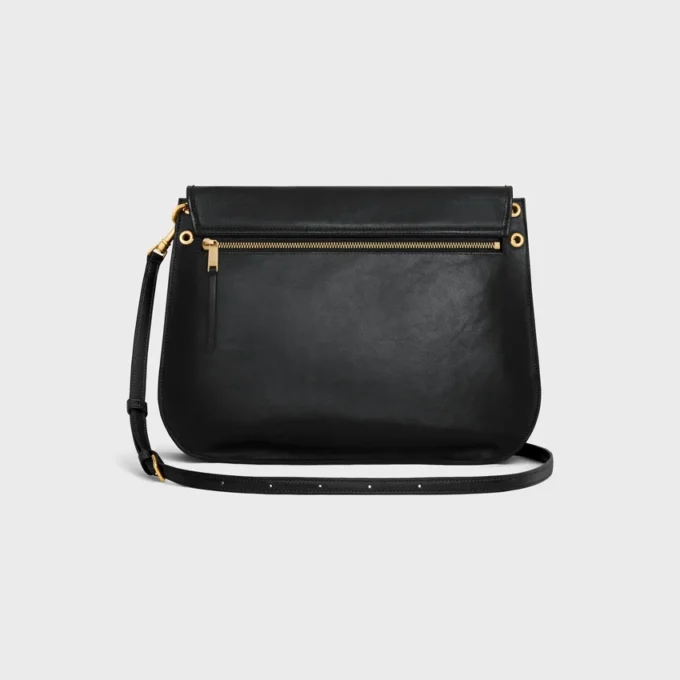 Soft Triomphe Besace in Supple Shiny Lambskin Soft Triomphe Besace in Supple Shiny Lambskin