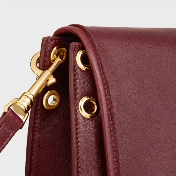Soft Triomphe Besace in Supple Shiny Lambskin Soft Triomphe Besace in Supple Shiny Lambskin