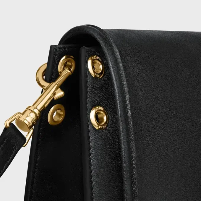 Soft Triomphe Besace in Supple Shiny Lambskin Soft Triomphe Besace in Supple Shiny Lambskin