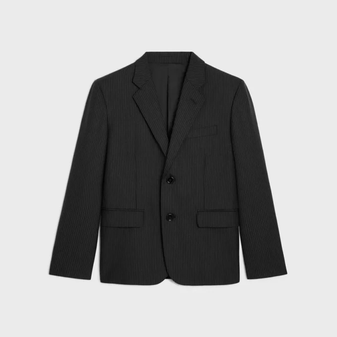 Sorbonne Jacket in Striped Wool