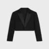 Spencer Tux Jacket in Wool Gabardine Spencer Tux Jacket in Wool Gabardine