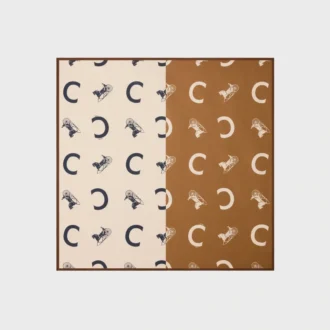 Square in Silk Twill