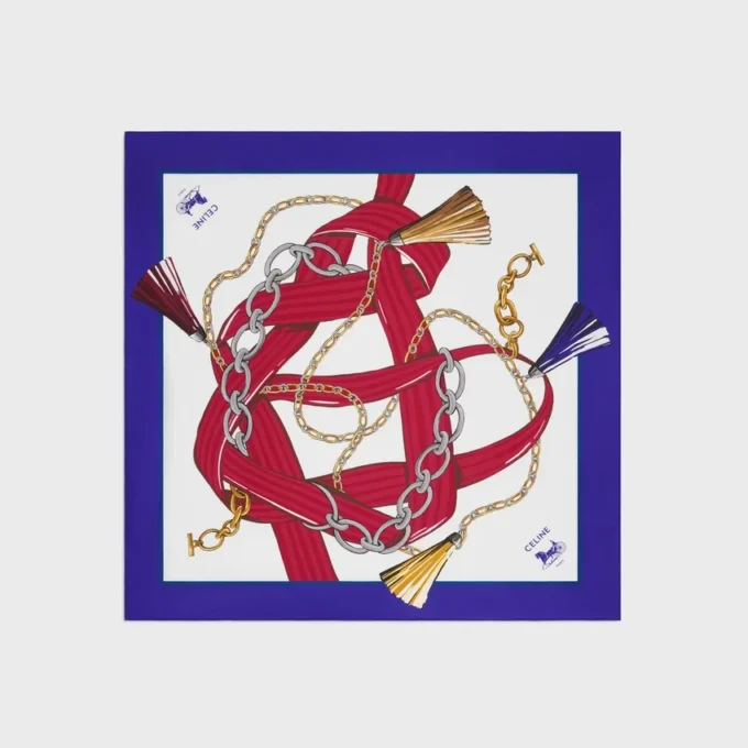 Square in Silk Twill