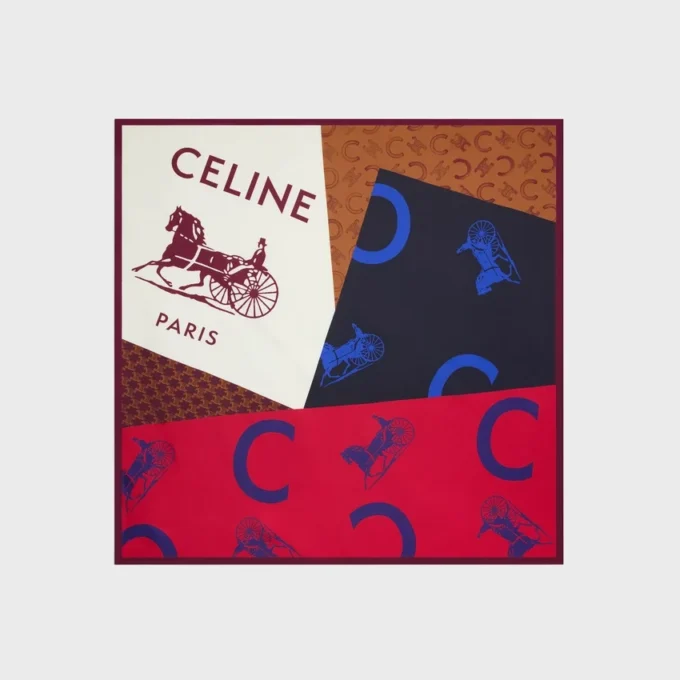 Square in Silk Twill