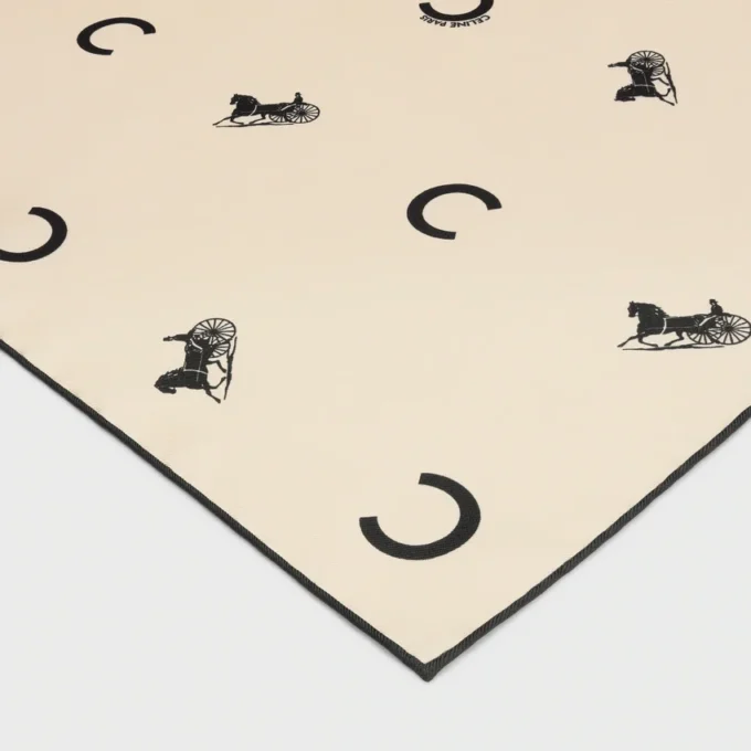 Square in Silk Twill