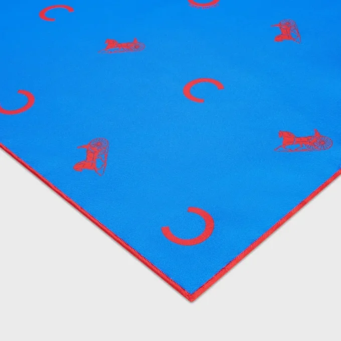 Square in Silk Twill