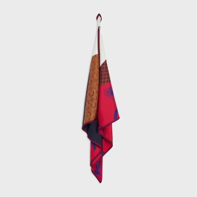 Square in Silk Twill