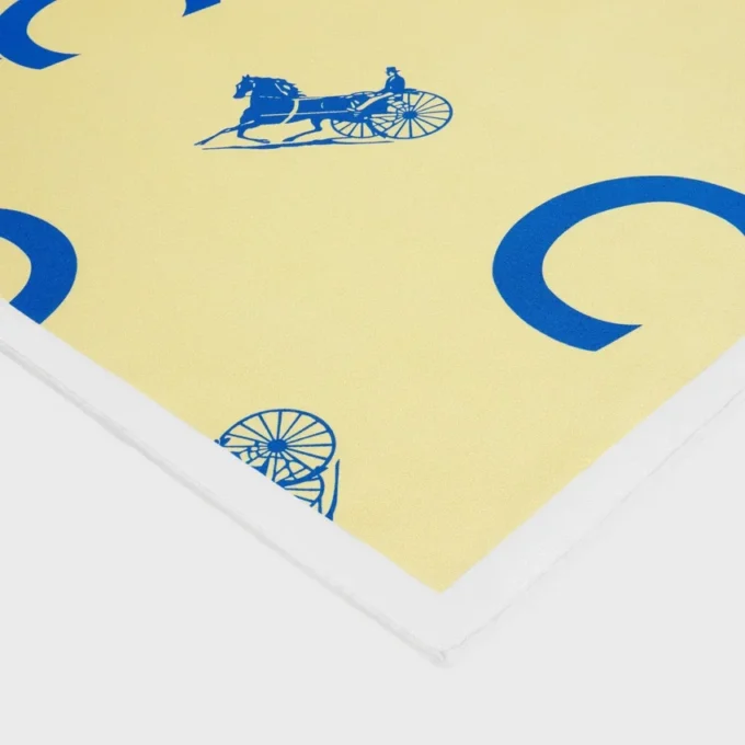 Square in Silk Twill