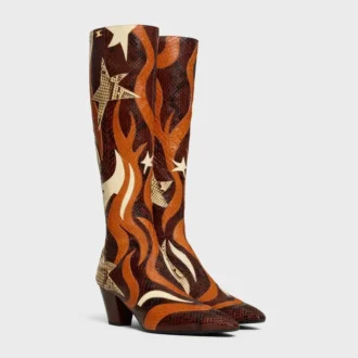 Stage – High Boot in Python Patchwork