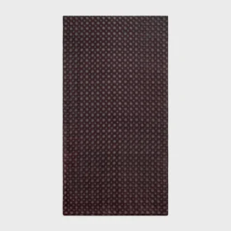 Stole in Biscotto-Print Cashmere Muslin