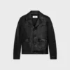 Straight-Cut Blouson Jacket in Waxed Lambskin Straight-Cut Blouson Jacket in Waxed Lambskin