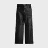 Straight Jeans in Soft Lambskin