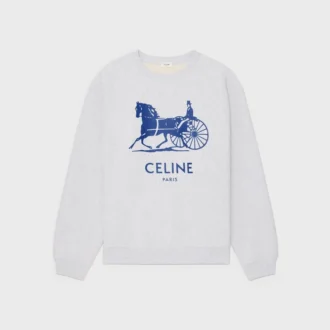 Sweatshirt in Cotton Fleece