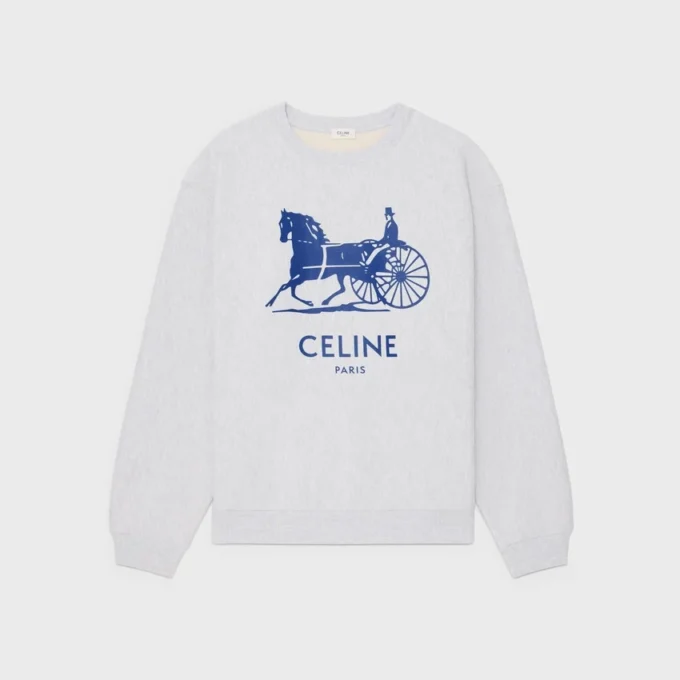 Sweatshirt in Cotton Fleece Sweatshirt in Cotton Fleece