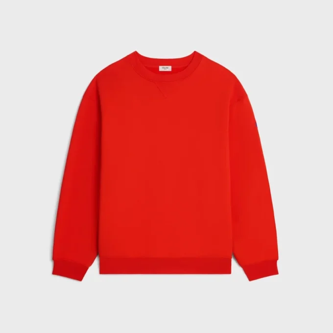 Sweatshirt in Cotton Fleece Sweatshirt in Cotton Fleece