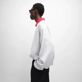 Sweatshirt in Cotton Fleece