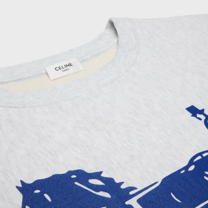 Sweatshirt in Cotton Fleece Sweatshirt in Cotton Fleece