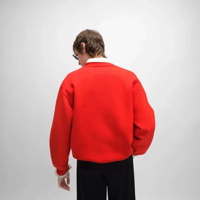 Sweatshirt in Cotton Fleece Sweatshirt in Cotton Fleece